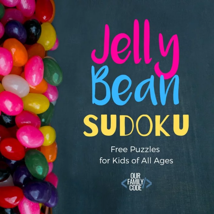 Jelly Bean Sudoku Logical Reasoning Activity for Kids