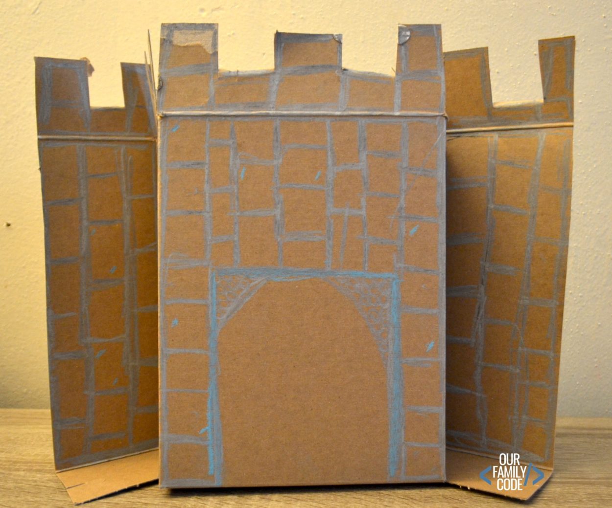 Frozen Castle STEAM Drawbridge Knight Castle Magic Tree House Step 2
