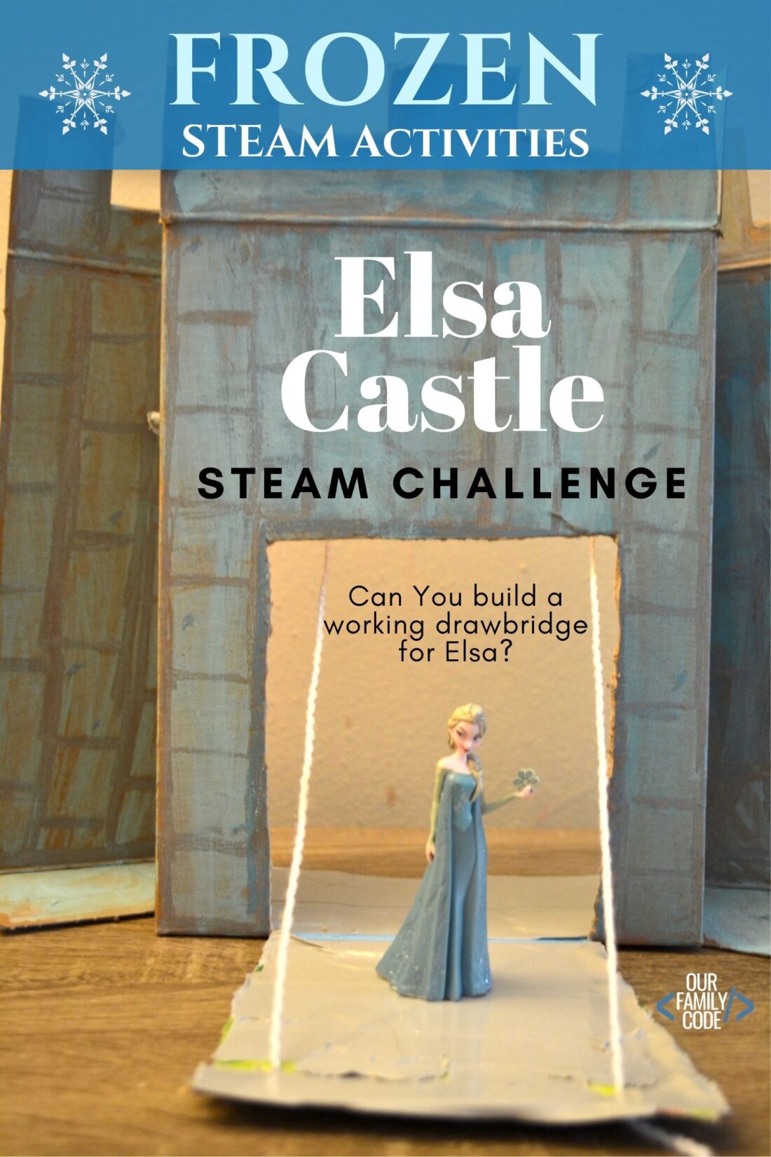 Can You Build a Working Drawbridge? Castle STEAM Challenge Frozen steam activities drawbridge steam challenge elsa castle Frozen steam activities drawbridge steam challenge elsa castle