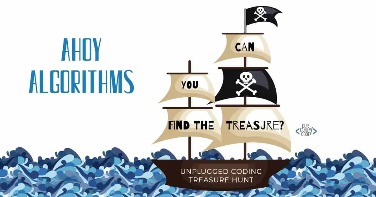 Pirate Treasure Hunt Unplugged Coding Worksheet BH FB Pirate Treasure Hunt Unplugged Coding BH FB Pirate Treasure Hunt Unplugged Coding