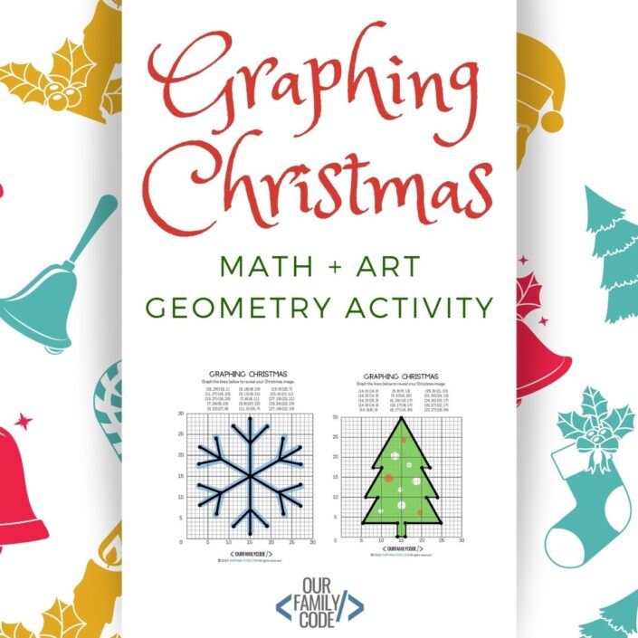Graphing Christmas Coordinates Math Art Activity FI graphing Christmas Graphing Christmas Coordinates Math Art Activity
