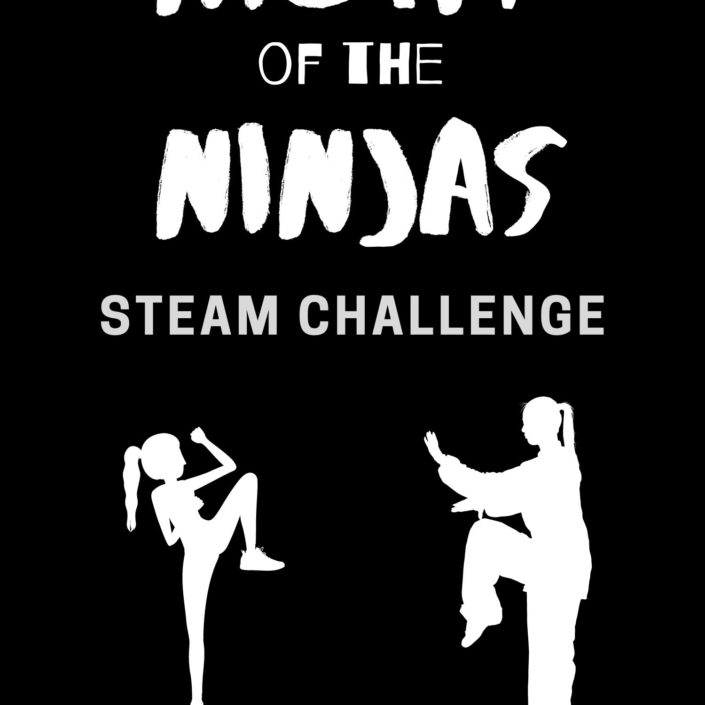 Night of the Ninjas STEAM challenge This balancing ninja activity is designed to help kids understand what the center of mass is and encourage critical thinking to solve the ninja's balancing problem.