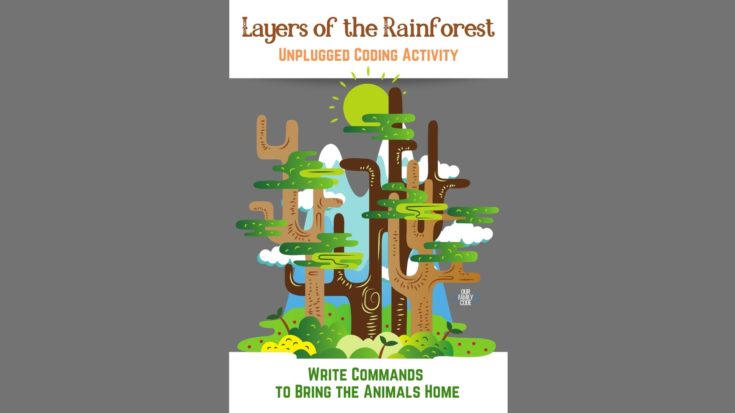 BH FB layers of the rainforest This hands-on bitmap coding activity explores algorithms and features a free bitmap art unplugged coding workbook for kids!