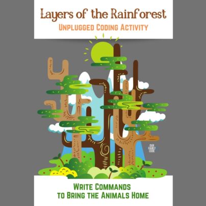 Layers of the Rainforest Unplugged Coding Activity FI layers of the rainforest FI layers of the rainforest