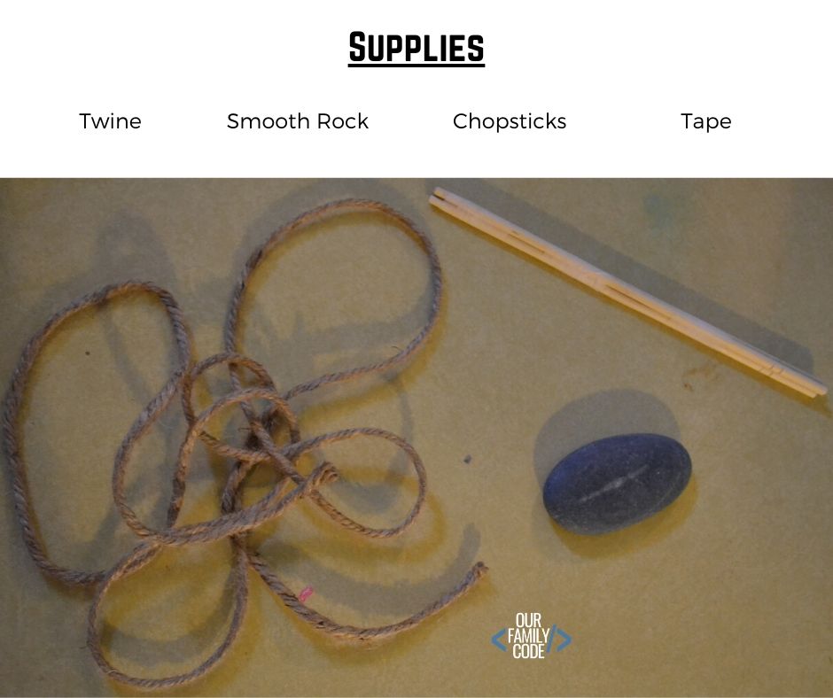 A picture of stone age tools stone axe supplies.