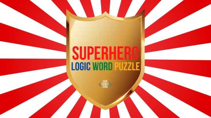 BH FB superhero logic word puzzle computational thinking Use logical thinking and pattern matching to complete this animals logic word puzzle activity to work on spatial recognition and spelling!