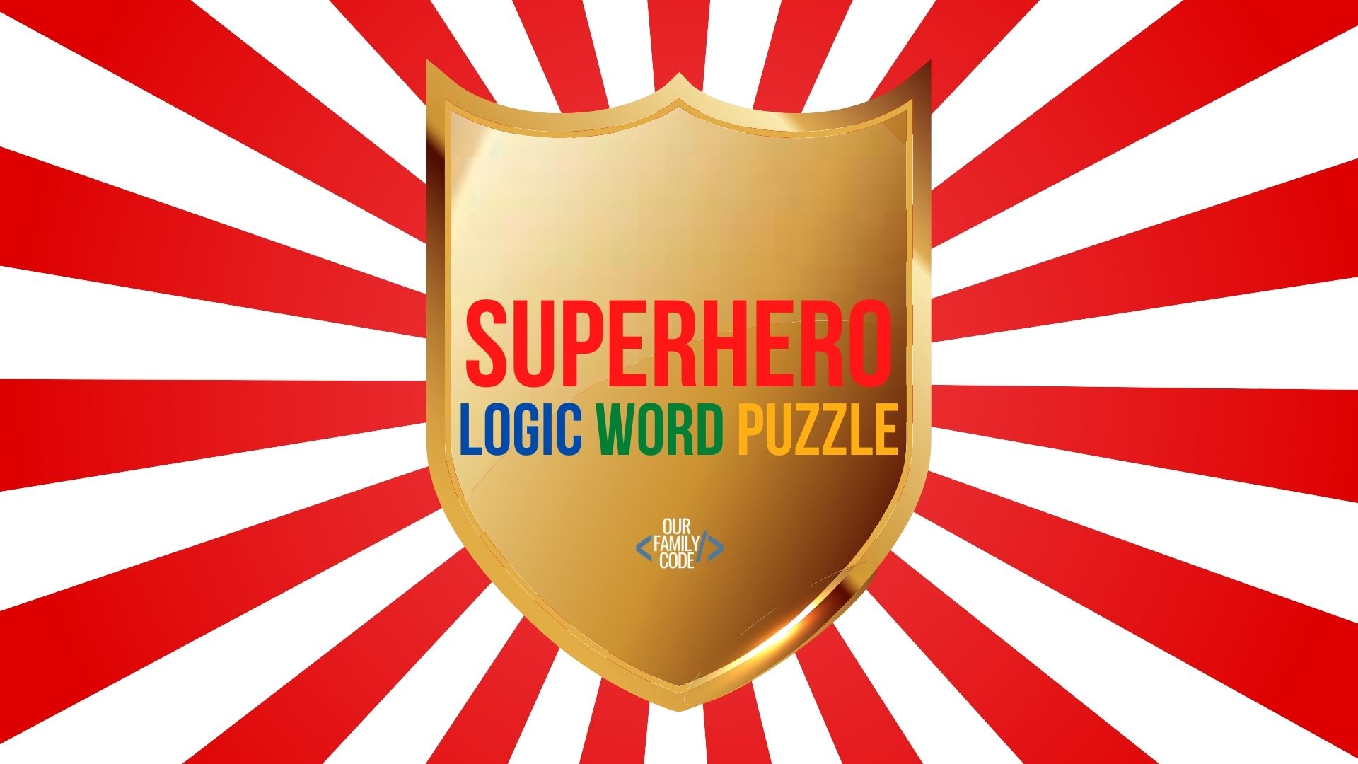 BH FB superhero logic word puzzle computational thinking