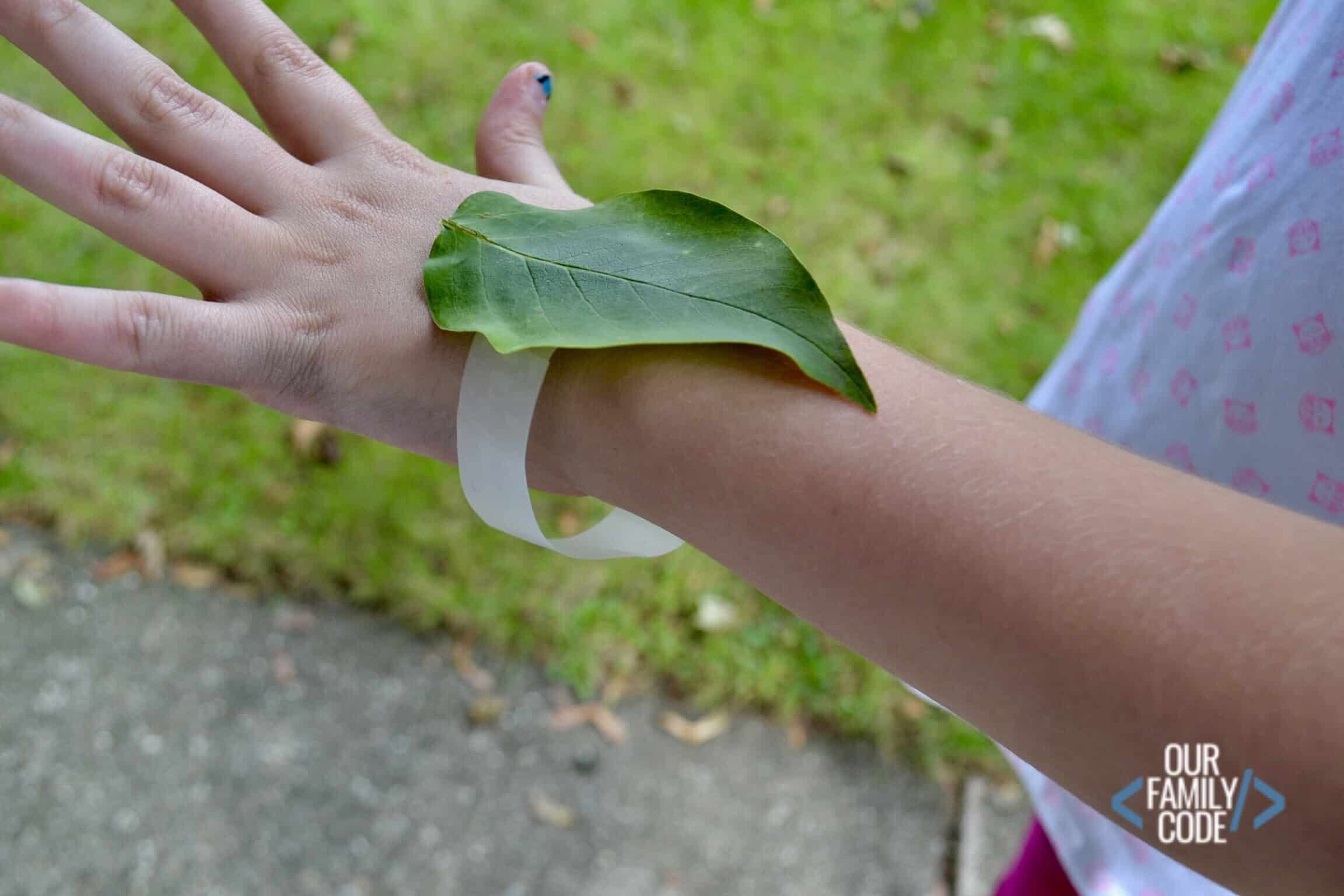 nature walk crafts make a leaf bracelet These nature crafts and activities will have taking nature walks all season long! Check out our top 10 nature walk crafts and activities!