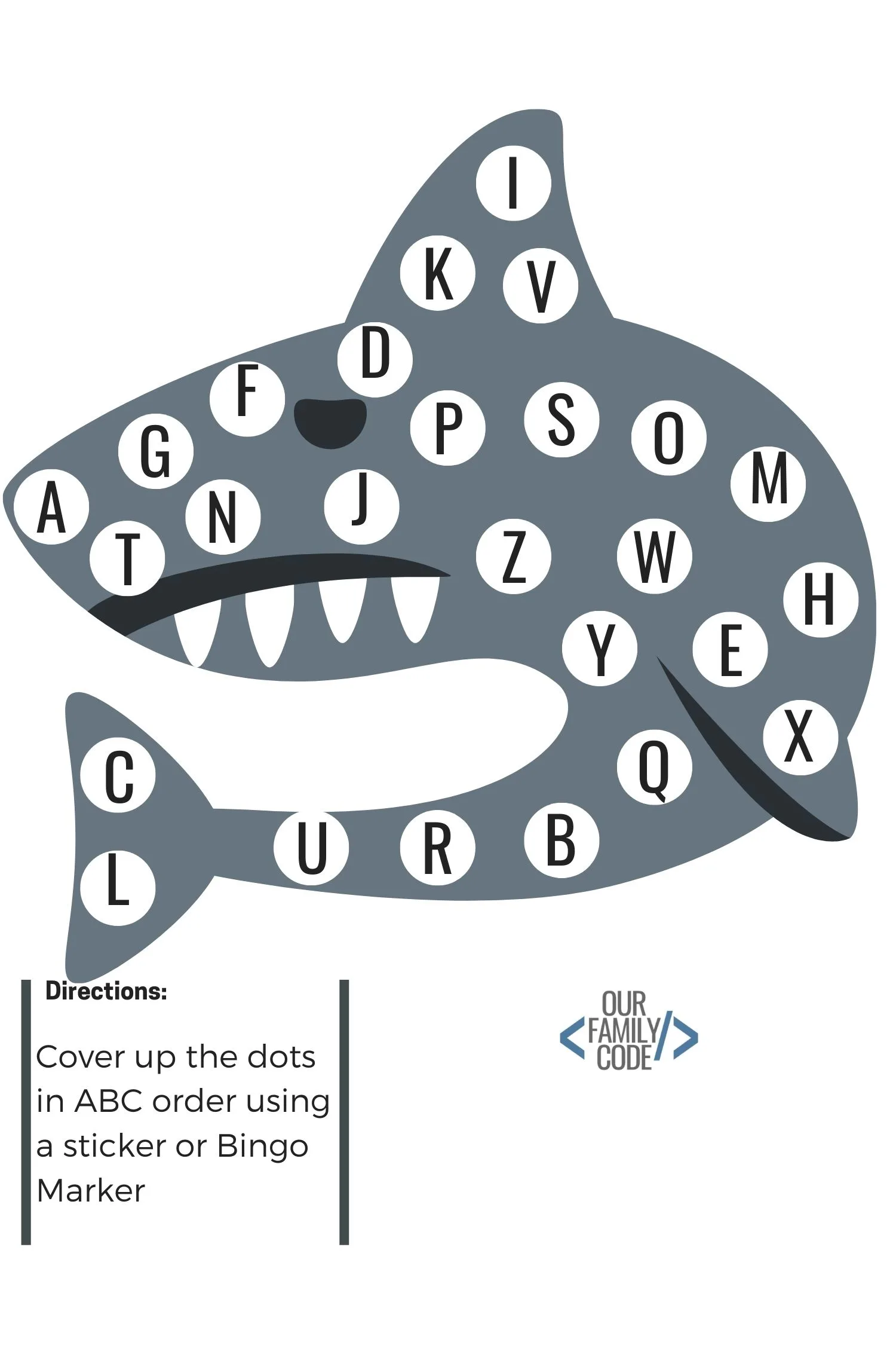 Free Shark Worksheets for Kids for Shark Week Fun Our Family Code