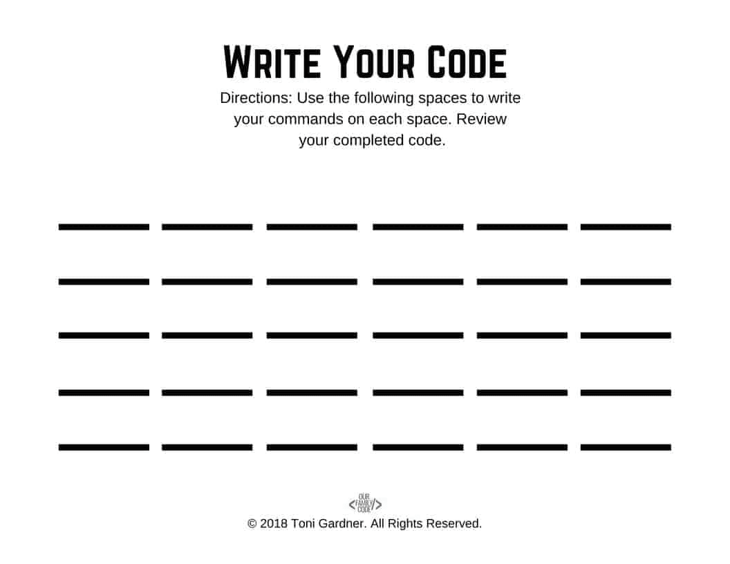 write your code hour of code activity