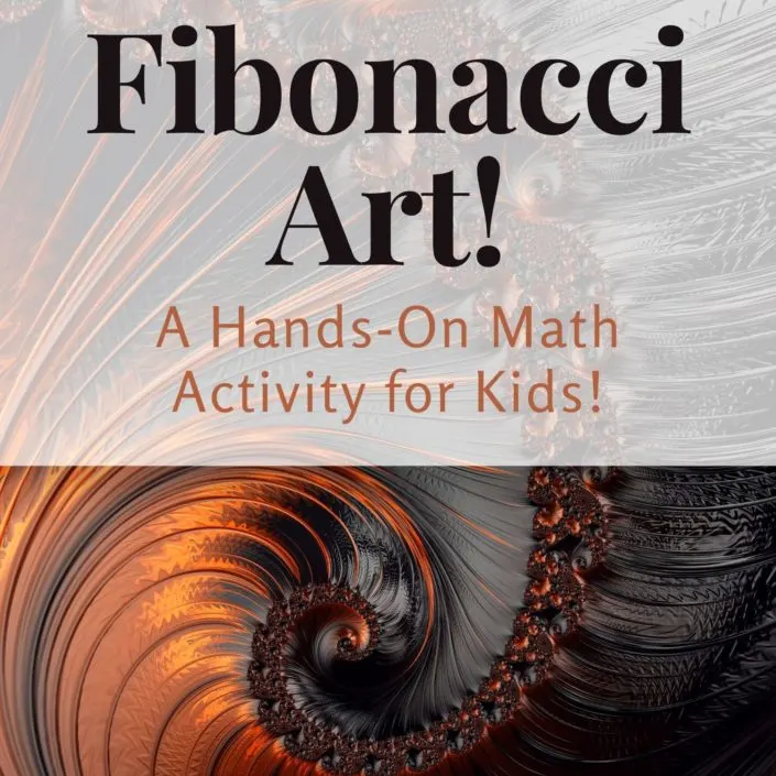 Hands-on fibonacci math art activity