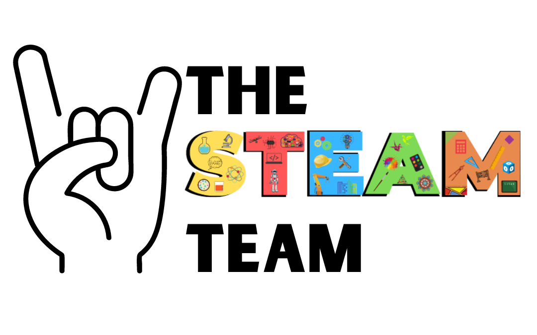 A picture of the rock the steam team logo.