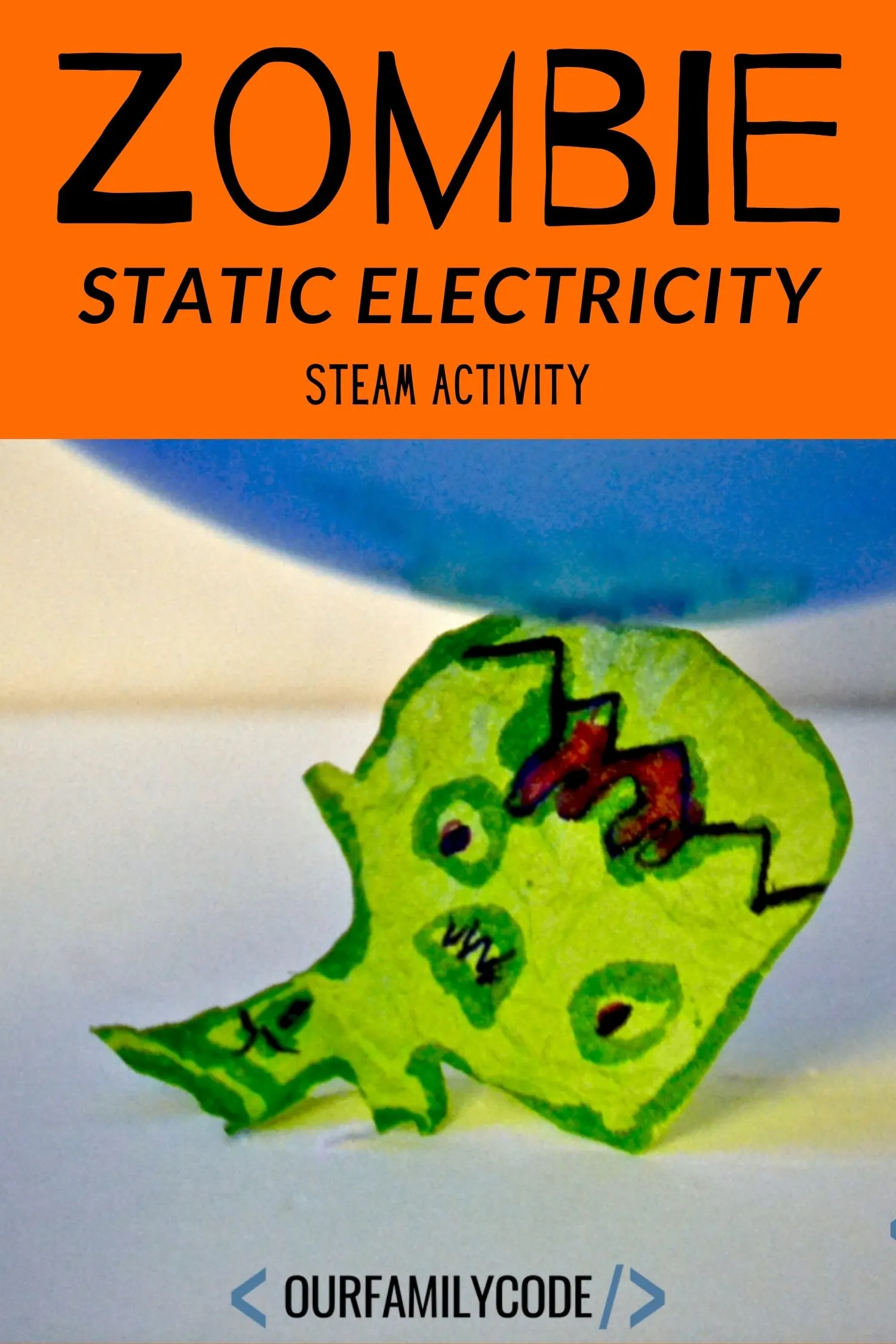 zombie static electricity steam halloween activity