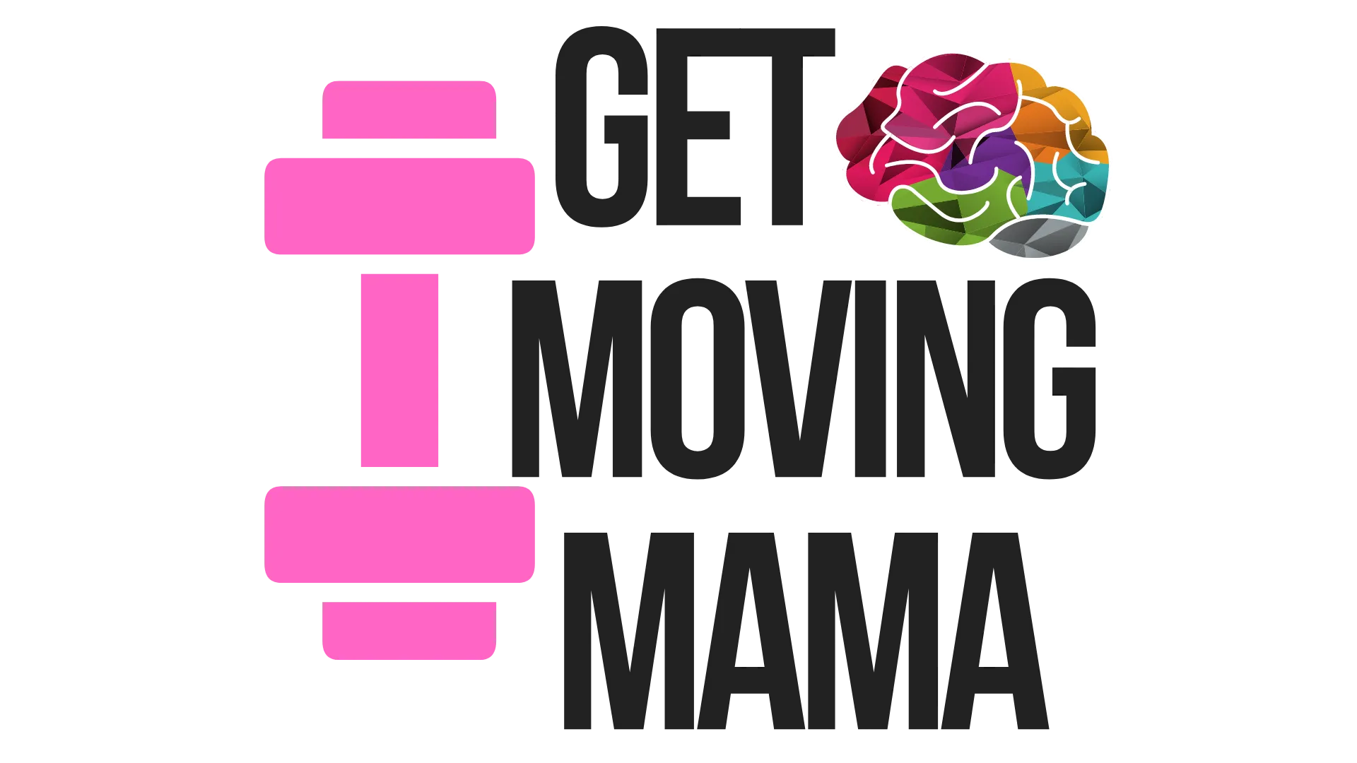 The logo for Getmovingmama.com