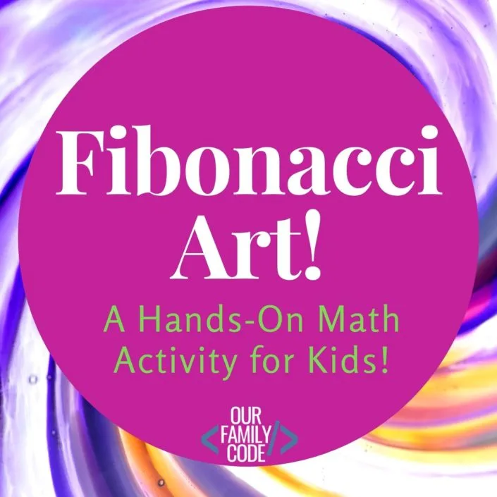 kids fibonacci art activity