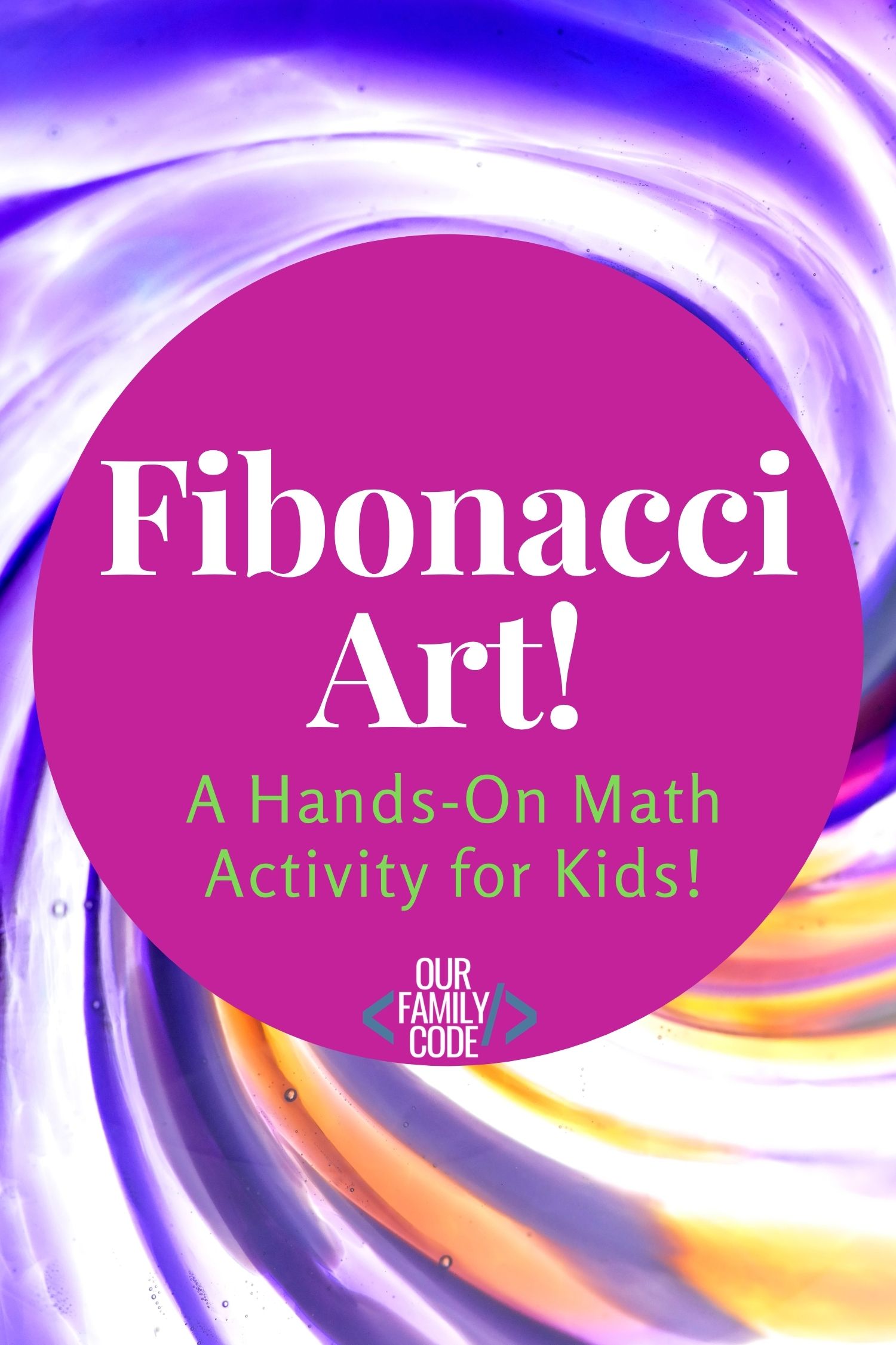 Make Fibonacci Art: Hands-on Math Art Activity! - Our Family Code