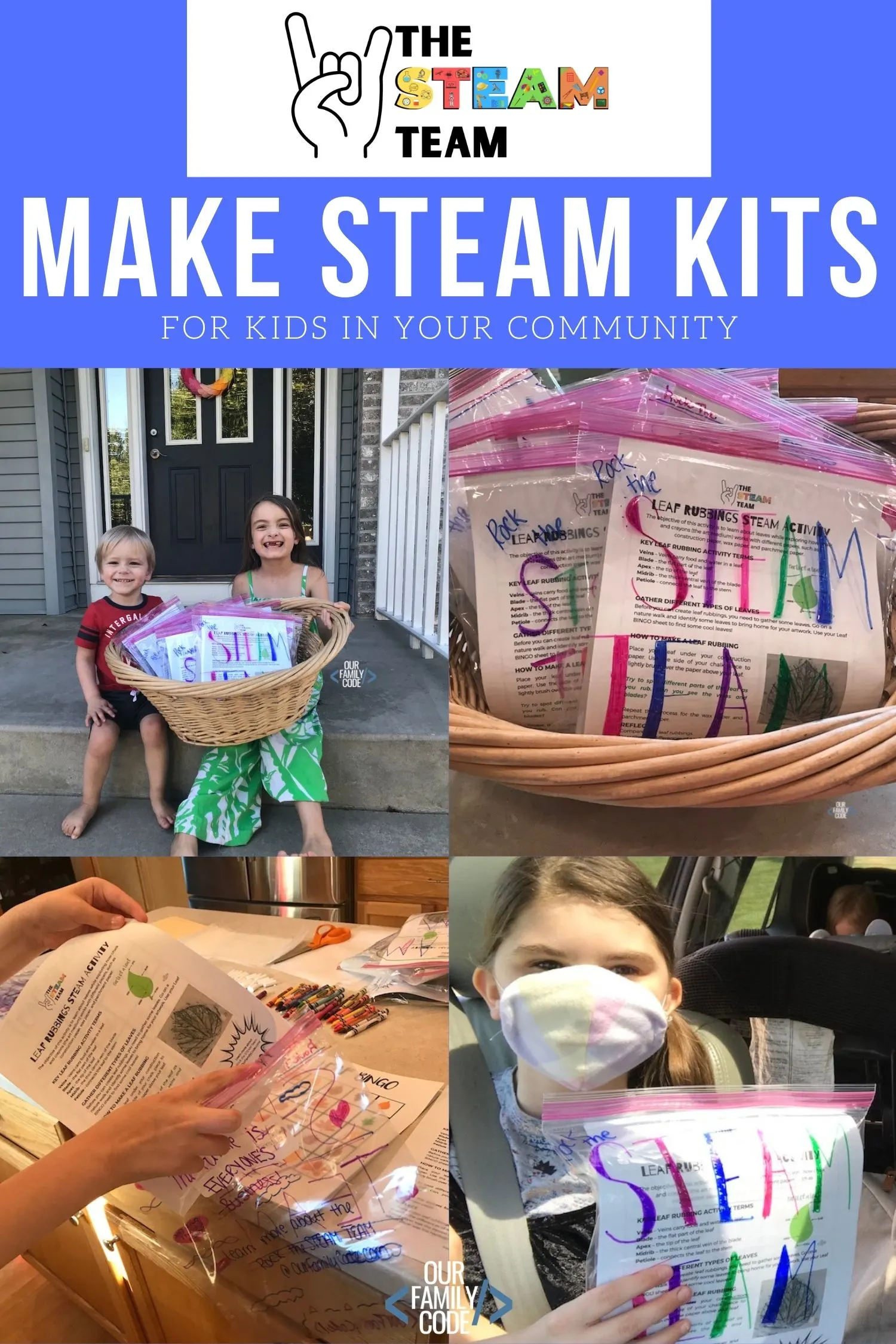 make steam kits for kids in your community