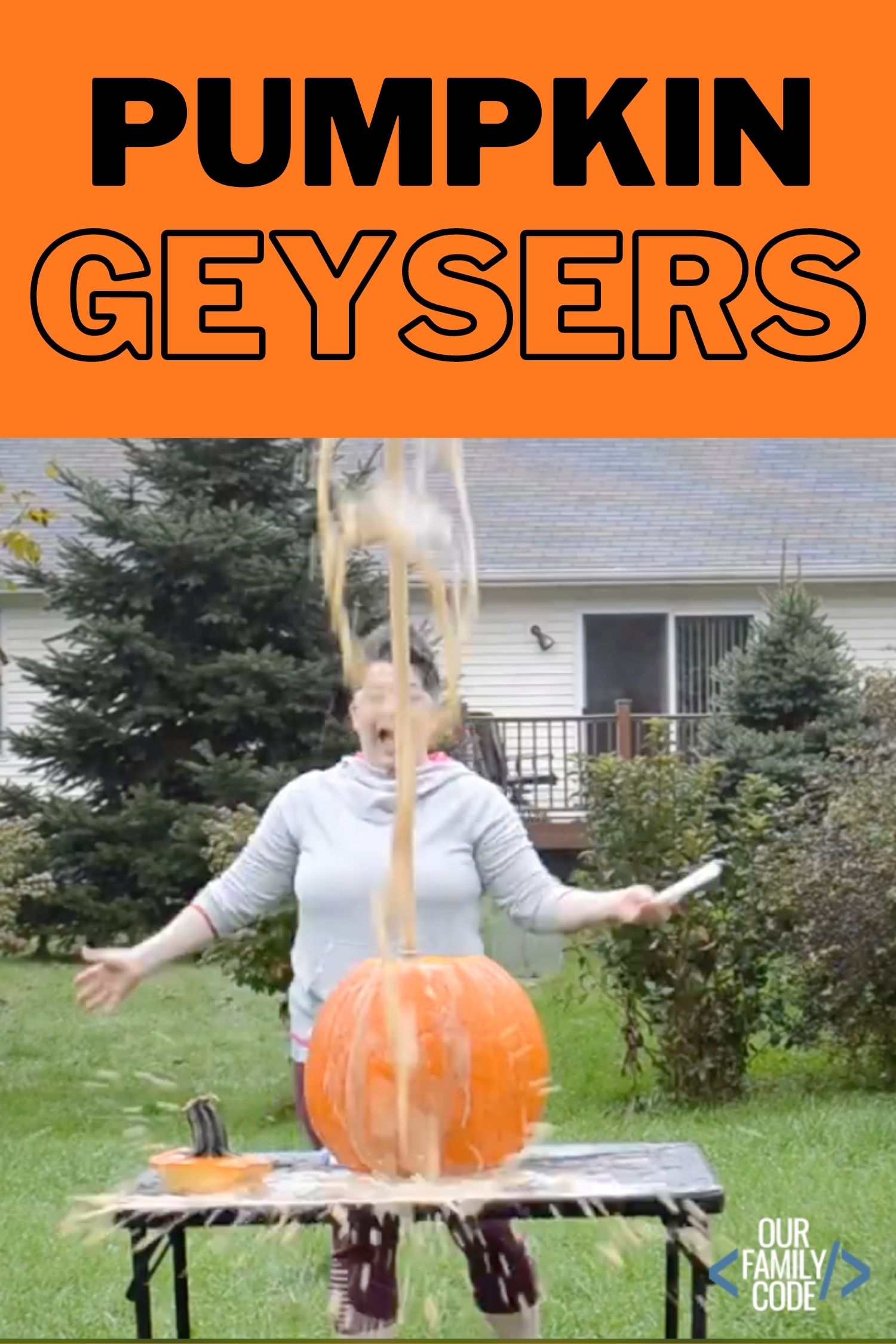 pumpkin geysers experiment