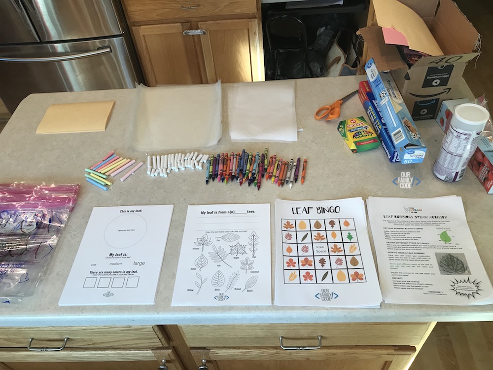 assembly line to pack steam kits for kids