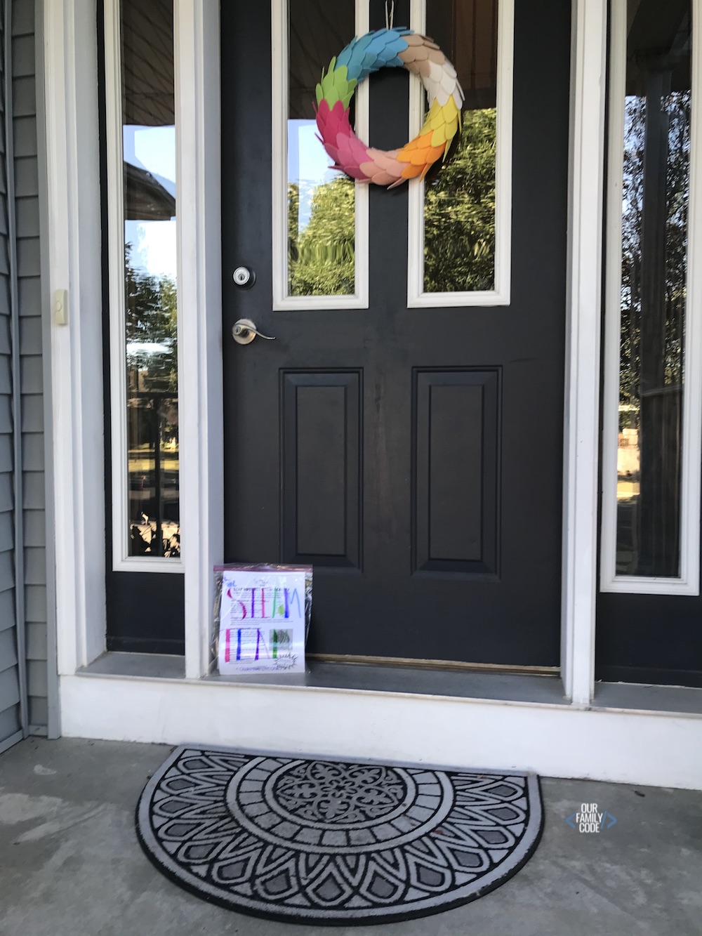porch drop off remote learning activities