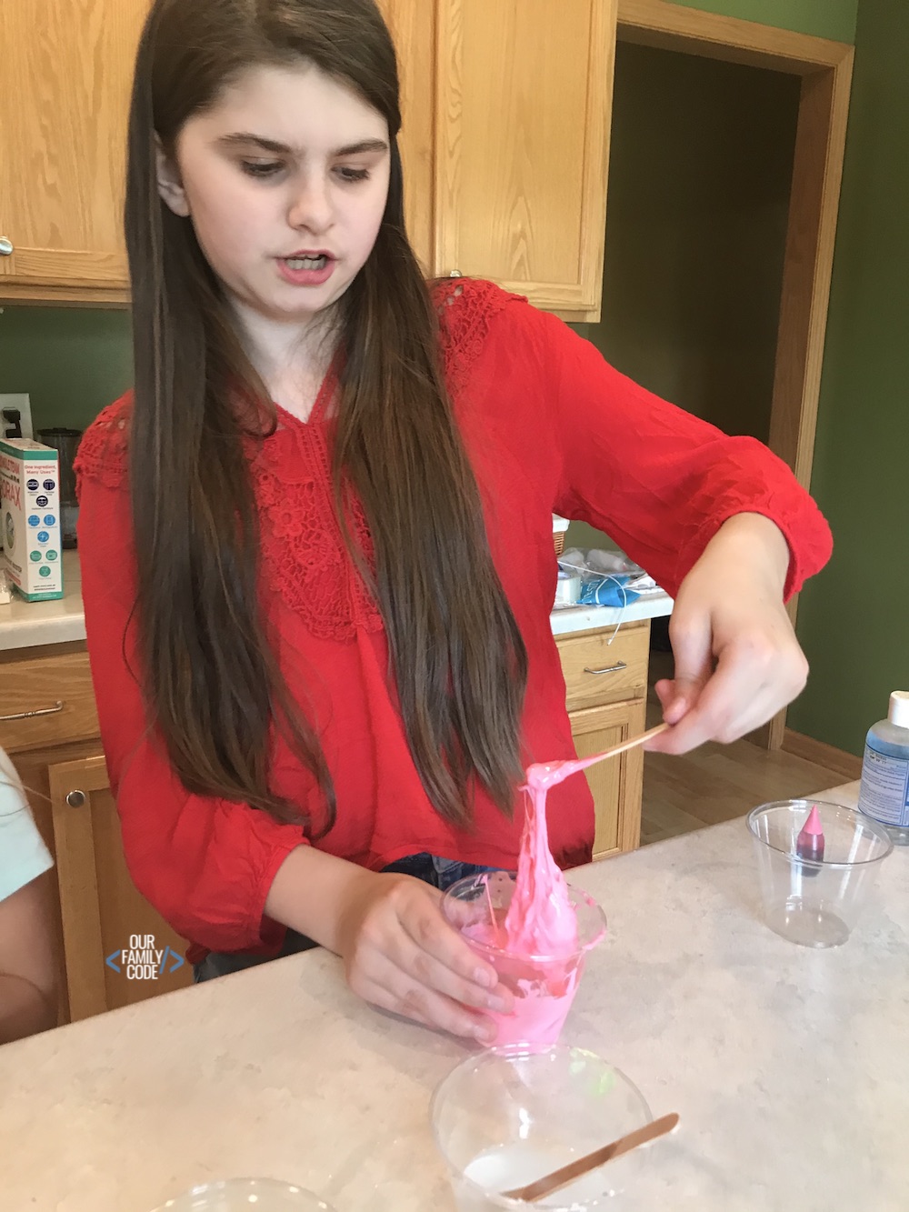 making pink slime