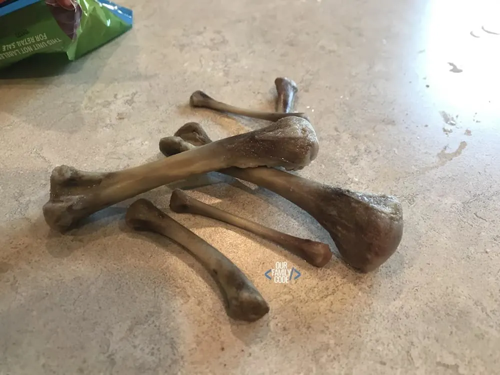 Turn bones flexible and rubbery with vinegar.