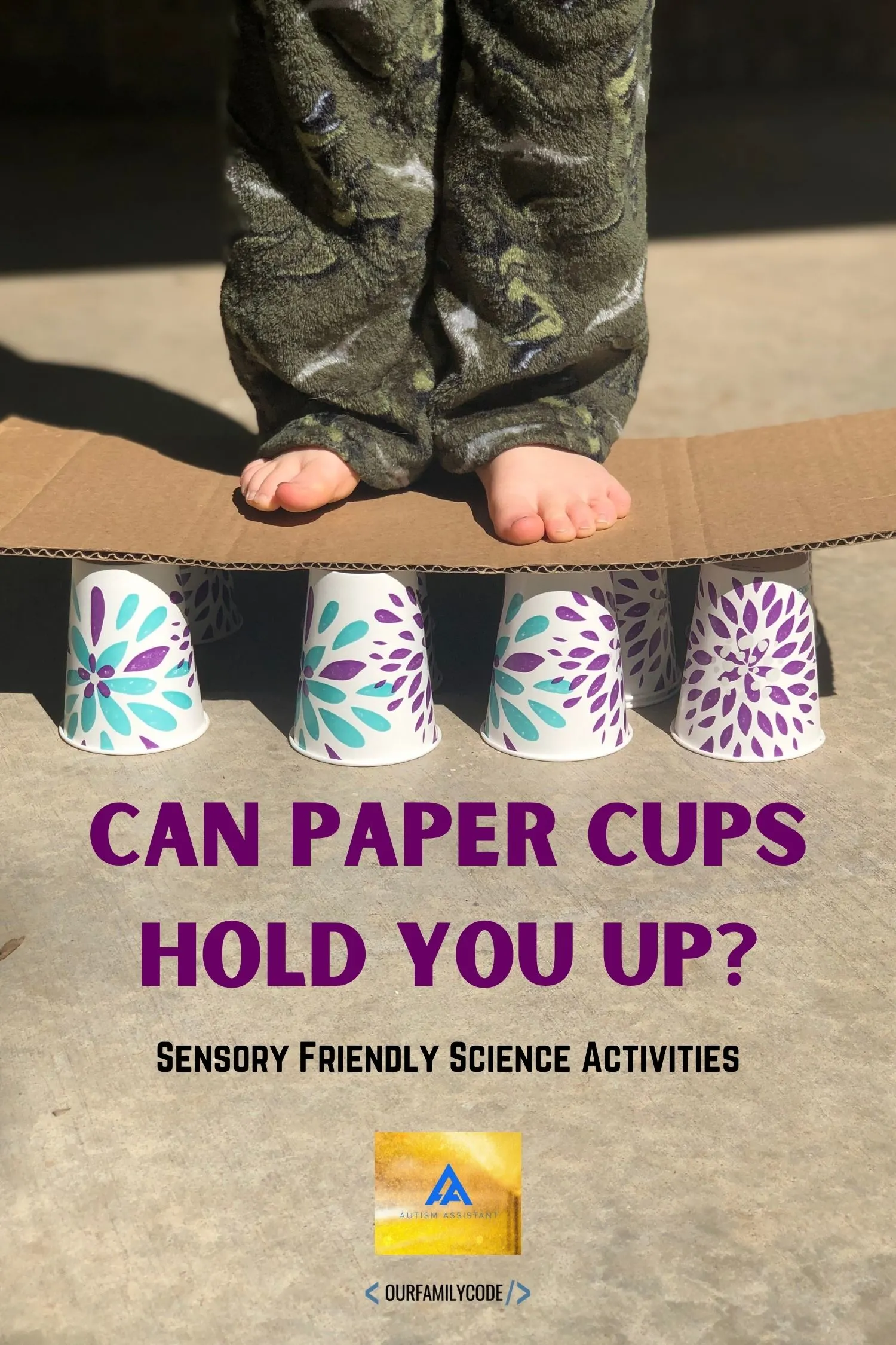 science experiments with paper cups