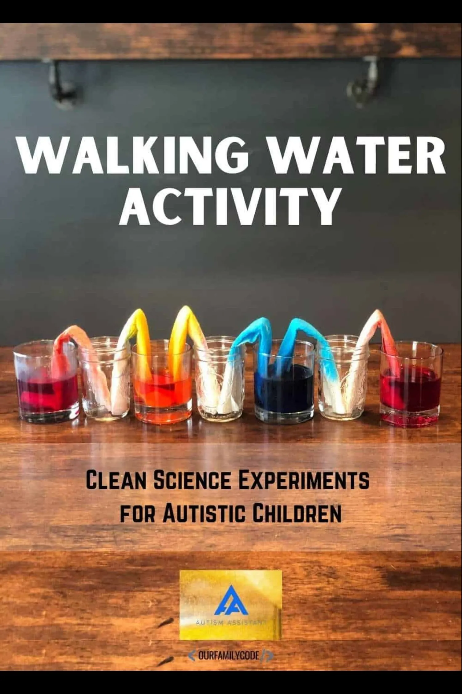 walking water activity clean science experiments for autistic children