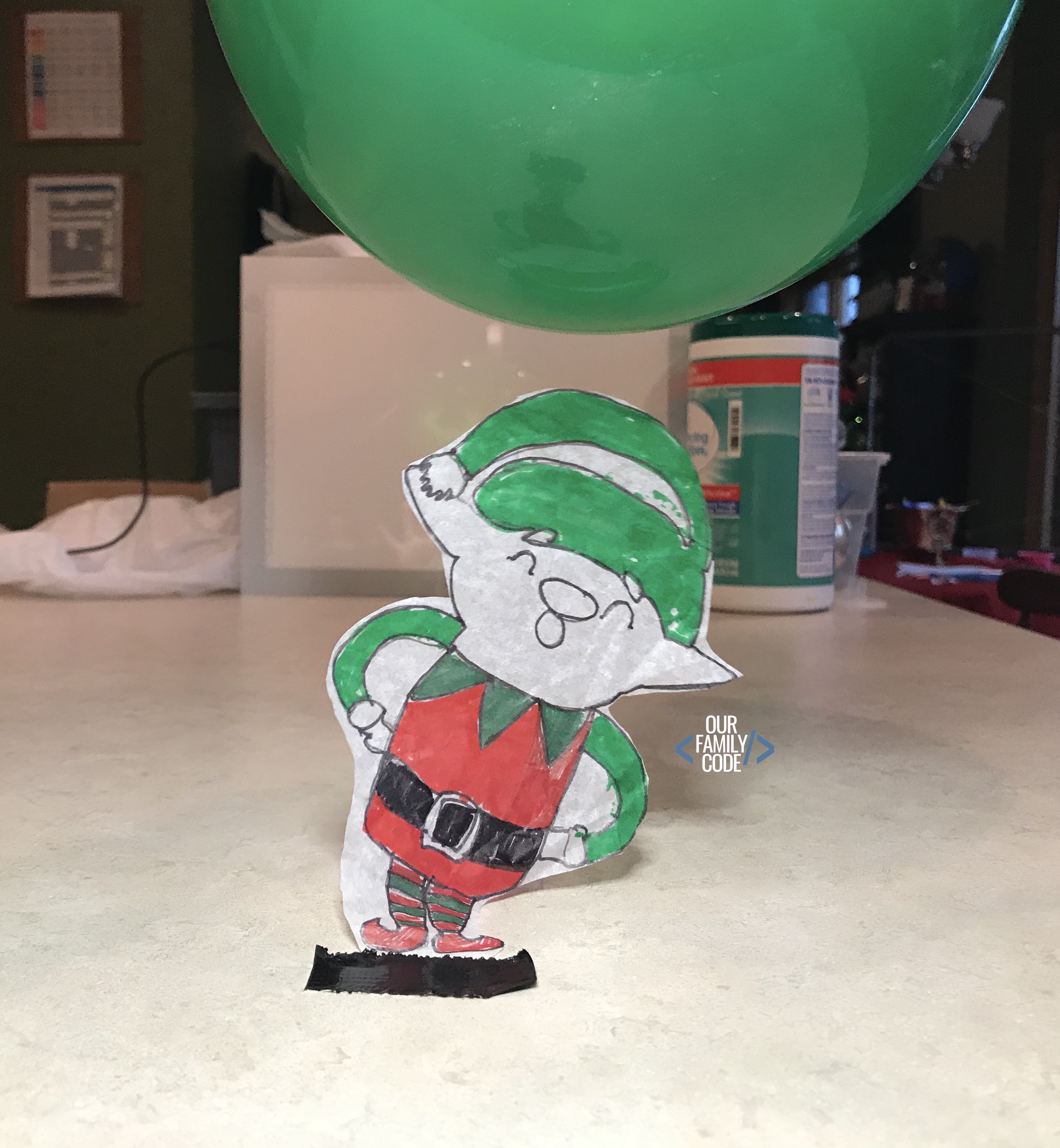 static electricity elf stem Become an Elf Engineer with these 25 Days of Elf on the Shelf STEAM challenges and free STEAM challenge cards!