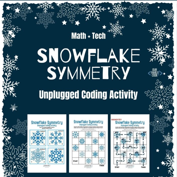 Snowflake Symmetry Unplugged Coding Activity