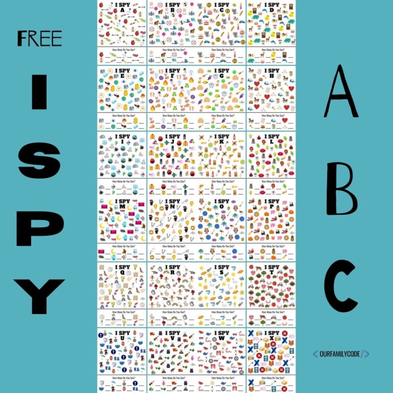 fi I spy abc worksheets free