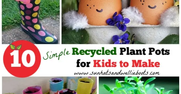 102Bsimple2Bplant2Bpots2Bkids2Bcan2Bmake2Bfrom2Brecycled2Bitems These recycled crafts and activities for kids are a great way to reuse recycling materials and learn about protecting our environment!