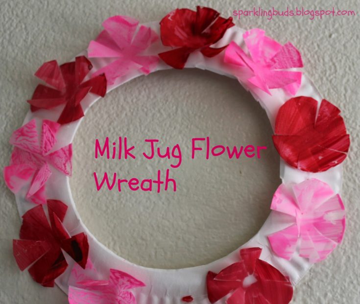 Milk jug flowers craft ideas 1 These recycled crafts and activities for kids are a great way to reuse recycling materials and learn about protecting our environment!