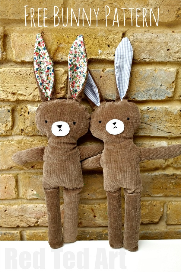 Try this super cute Bunny Pattern FREE and easy bunny pattern to make. So cute These recycled crafts and activities for kids are a great way to reuse recycling materials and learn about protecting our environment!