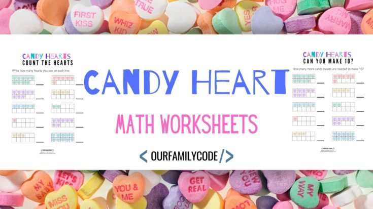 bh fb Candy Heart math worksheets Find the correct sequence to help Cupid make his way through town to spread some love and joy in this Valentine's Day coding worksheet for kids!