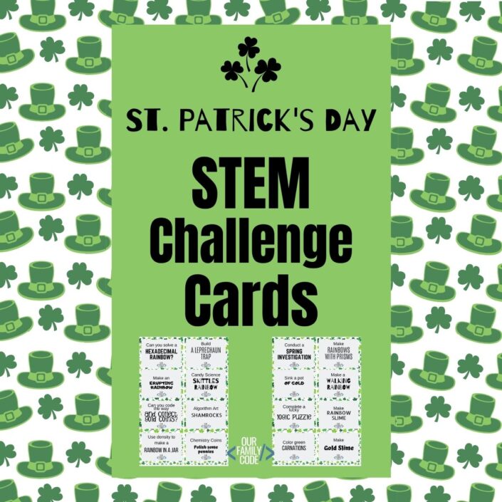 St. Patrick's Day STEM Challenge Cards fi St. Patricks Day stem challenge cards St. Patrick’s Day STEM Challenge Cards