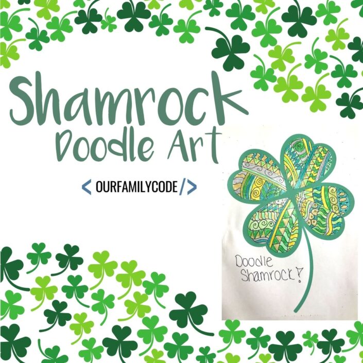 Shamrock Doodle Art Logical Reasoning Activity