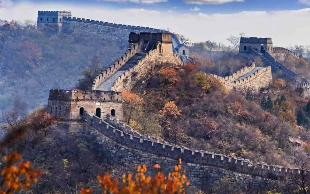 A picture of the Great Wall of China.