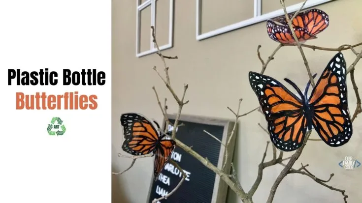 bh fb Plastic Bottle butterflies recycled art These Earth Day vocabulary activities for kids are a great way to incorporate logical thinking with language arts with word search puzzles, a logic word puzzle, and Earth Day cryptograms!