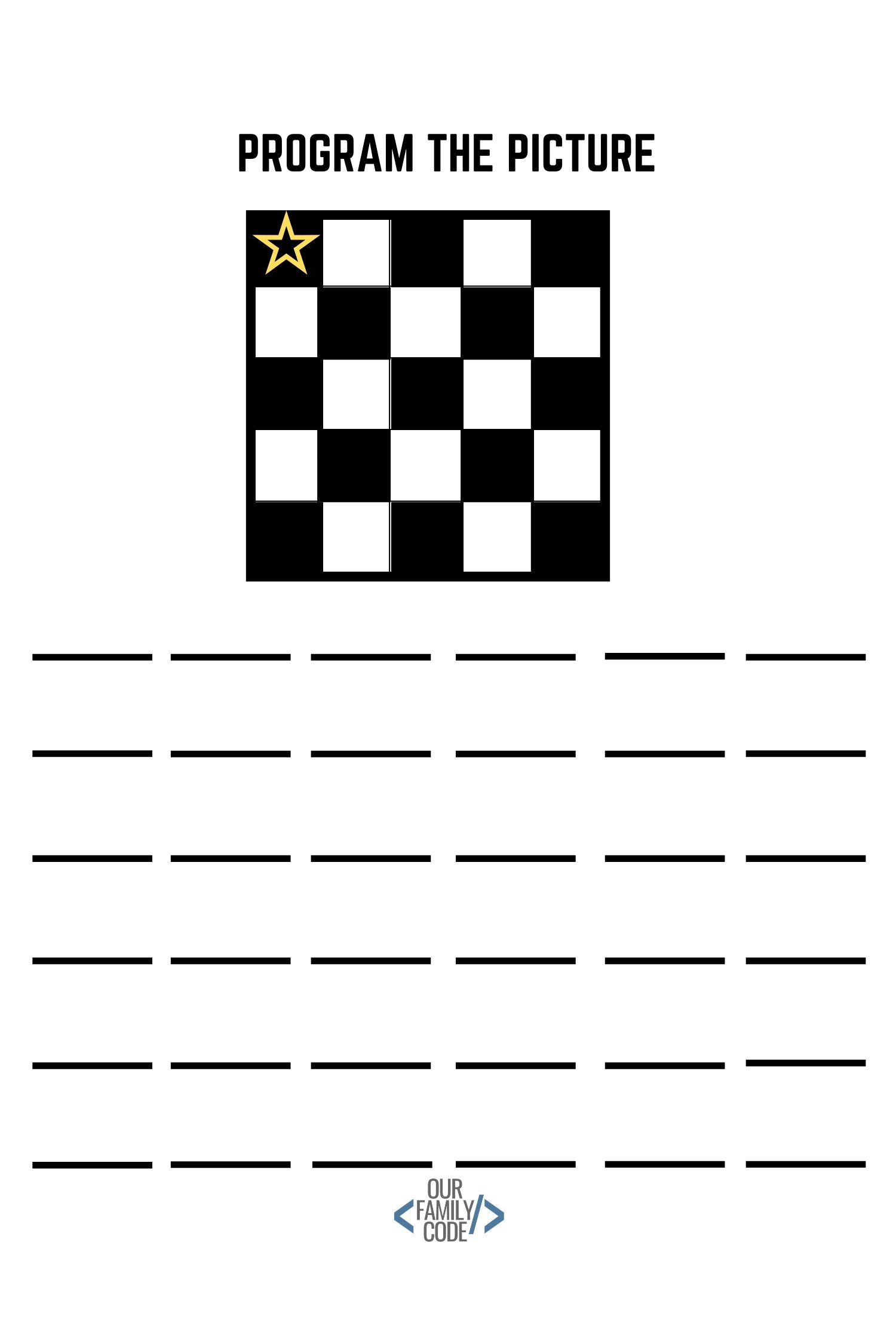 bitmap checkerboard worksheet