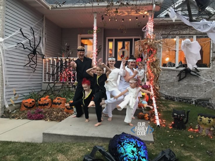 cobra kai family halloween costume 2020 aiya Find out how we made Pokemon family Halloween costumes for our then family of five! These no sew costume are great for a last minute idea!