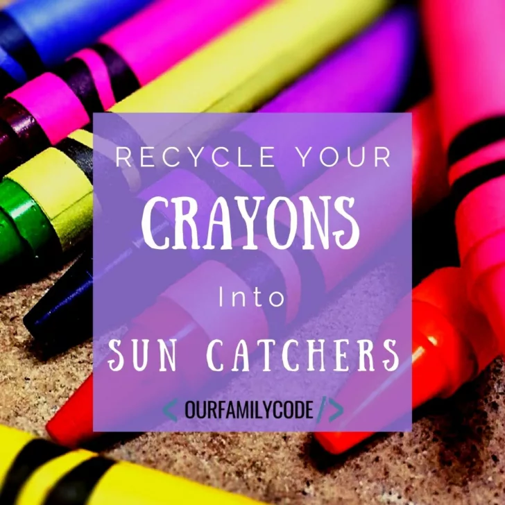 Recycle Your Old Crayons into Easter Egg Suncatchers #crayons #DIY #craft #kidsactivities #spring #springfun #Easter