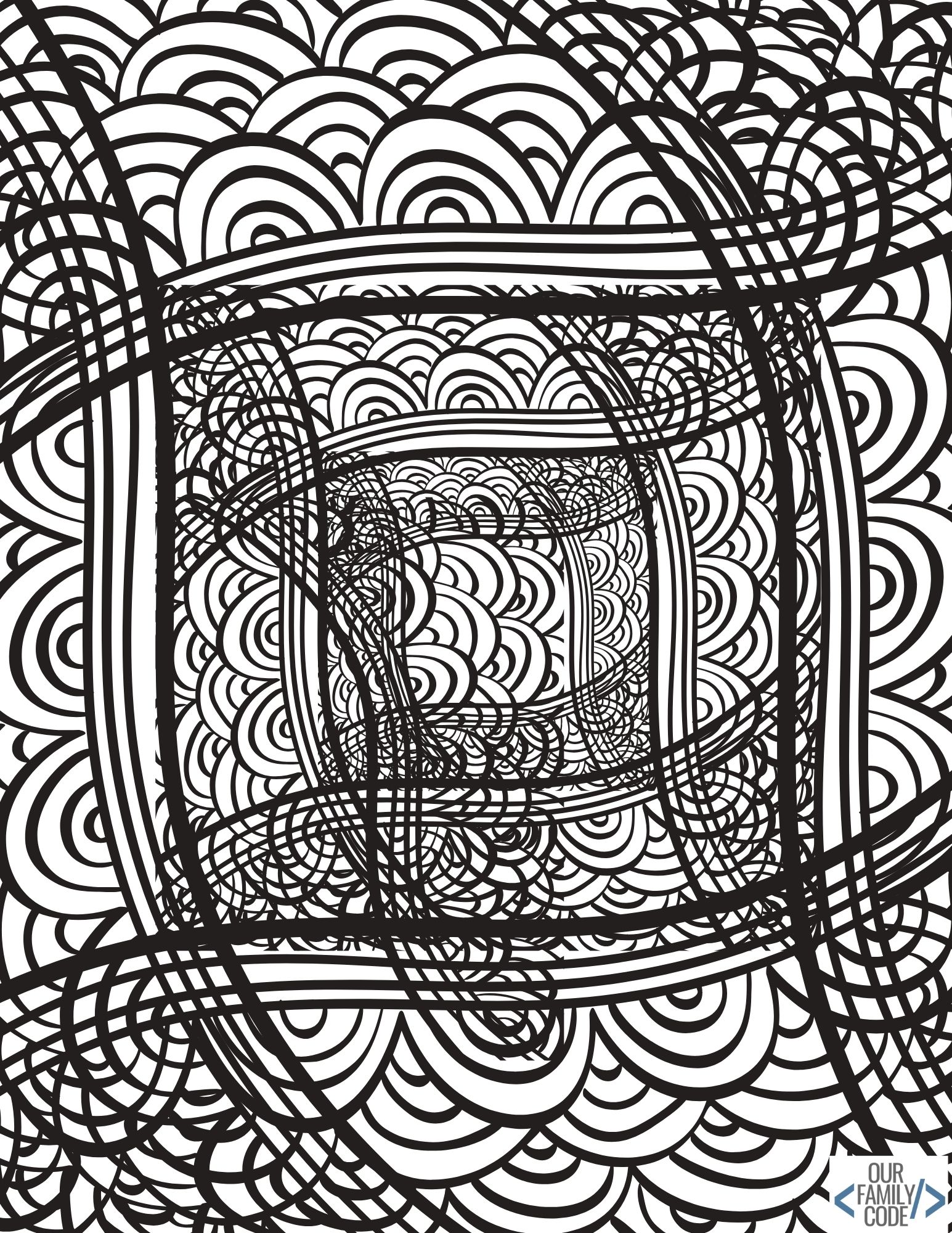 What Is Op Art? Optical Illusion Art Activities for Kids optical illusions coloring page 11 Optical illusion coloring book design 11 with a black-and-white pattern to color