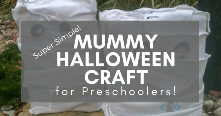 preschool mummy halloween craft Get ready for 31 Nights of Halloween STEAM Activities with these easy to do STEAM projects!