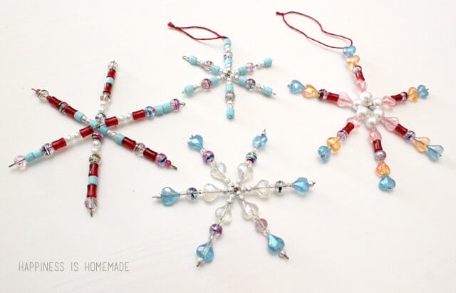 Beaded Snowflake Ornaments Kids Christmas Craft This is your one-stop shop for easy Christmas crafts, activities, and Christmas cookie recipes for kids! You are going to love this ultimate Christmas list!