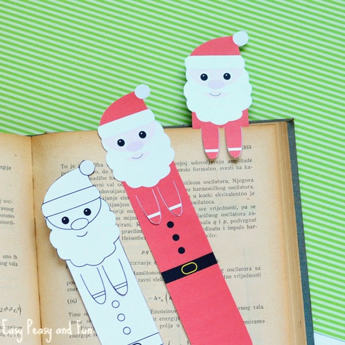 Christmas Printable Santa Bookmarks This is your one-stop shop for easy Christmas crafts, activities, and Christmas cookie recipes for kids! You are going to love this ultimate Christmas list!