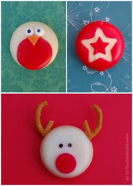 Fun and easy healthy Christmas food festive Babybel cheese ideas for the kids from Eats Amazing UK This is your one-stop shop for easy Christmas crafts, activities, and Christmas cookie recipes for kids! You are going to love this ultimate Christmas list!