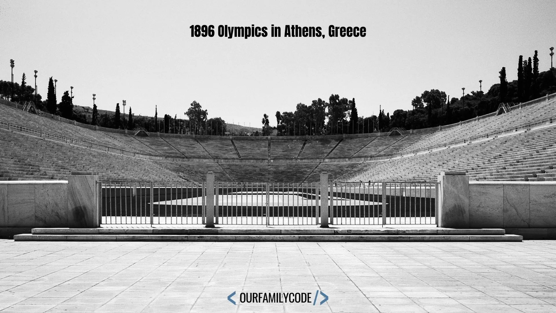 A picture of Panathenaic Stadium in Athens, Greece.