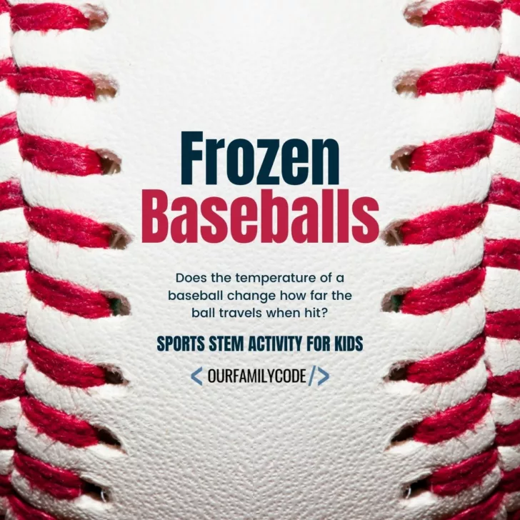 Frozen Baseball Experiment Sports STEM